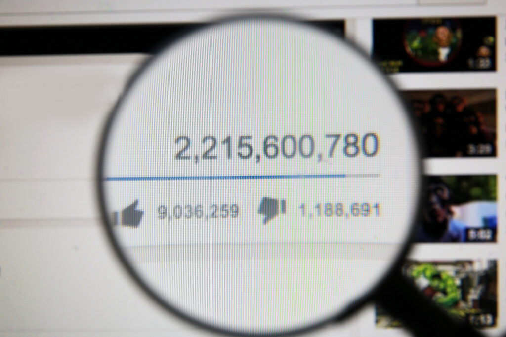 youtube view count