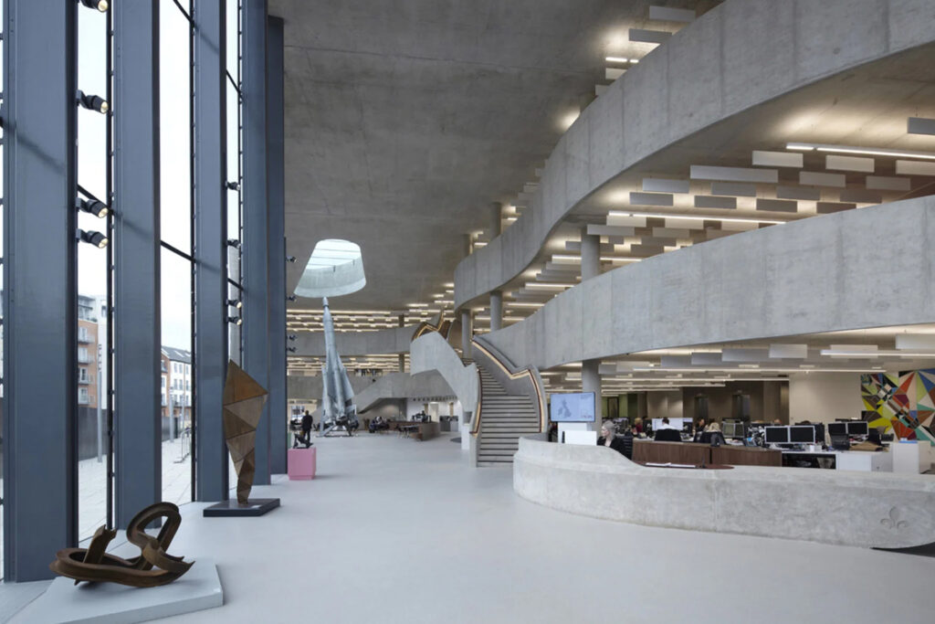 the interior of the Hiscox Building in York