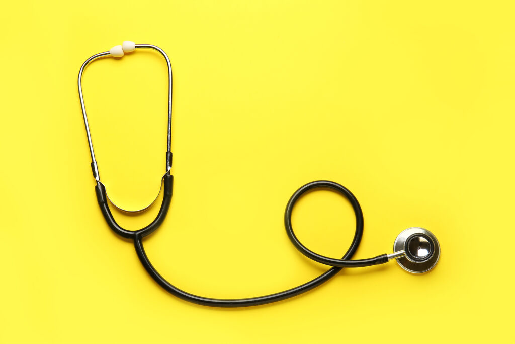 a stethoscope representing a healthcare seo checkup